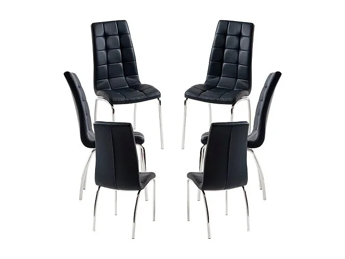 Packs Sillas Comedor – Pack 6 Sillas Liam – Negro