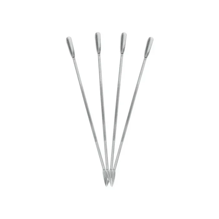 Palillos para Marisco Metaltex Acero Inoxidable 18 cm 4 Piezas