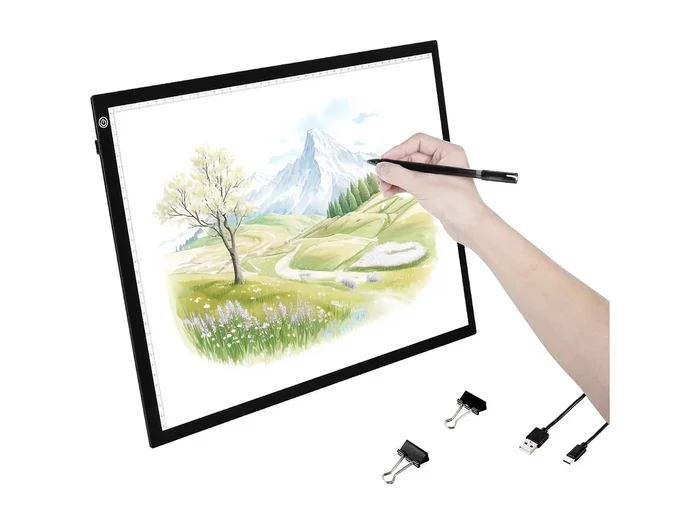 Panel Luminoso LED SucceBuy A3, Alimentado por USB, Intensidad Variable en 3 Niveles para Calcar