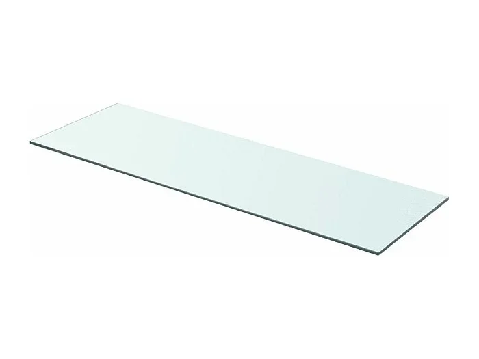 Panel para estantería elegante cristal transparente 80 x 25 cm 2702200/2