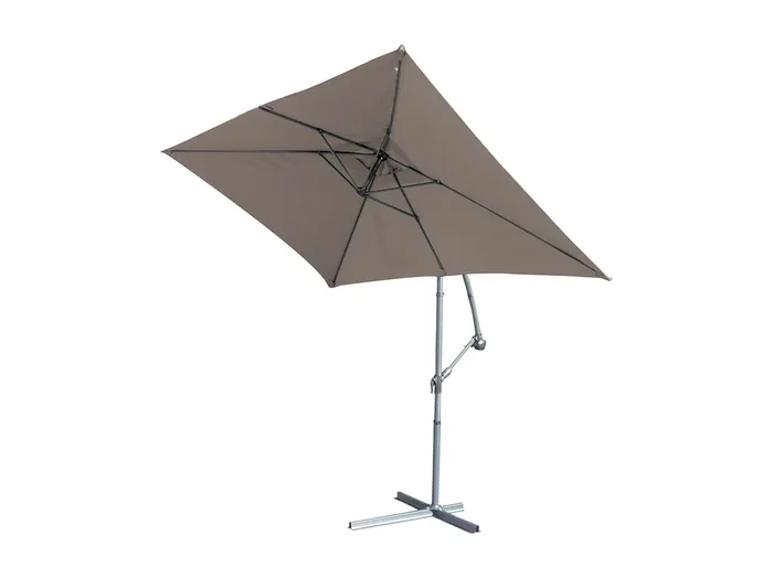 Parasol estructura de metal con pie desviado 3 x 2 m
