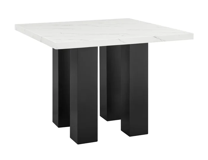 Parkside Black and White Counter Height Dining Table