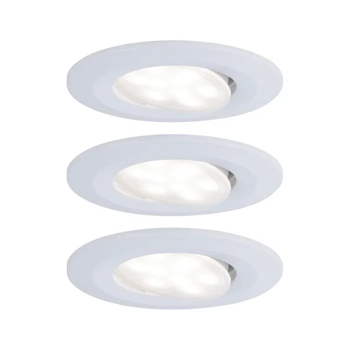 Paulmann Calla giratorio dim Ø9cm 840 3 ud blanco