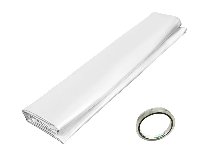 Película de Invernadero SucceBuy, 4,5 x 12,2 m, Plástico PE, Polietileno para Invernadero, Lona Transparente, Mantener Caliente