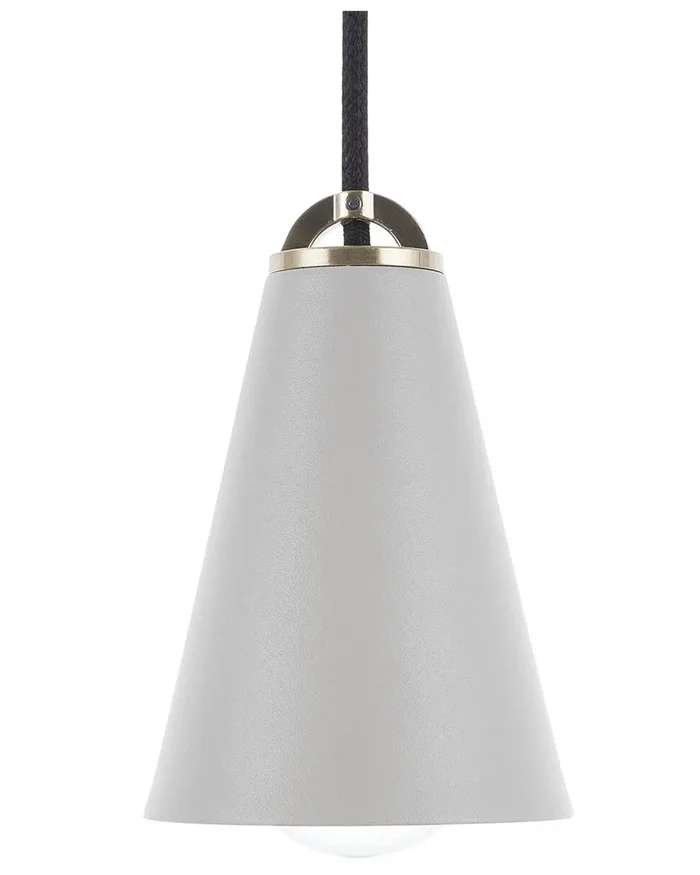 Pendant Lamp CARES Metal Light Grey