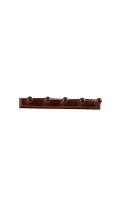 Percha mod. 135 de pared clasica 5 colgadores varios colores a elegir 7 cm(alto)62 cm(ancho)9 cm(largo)