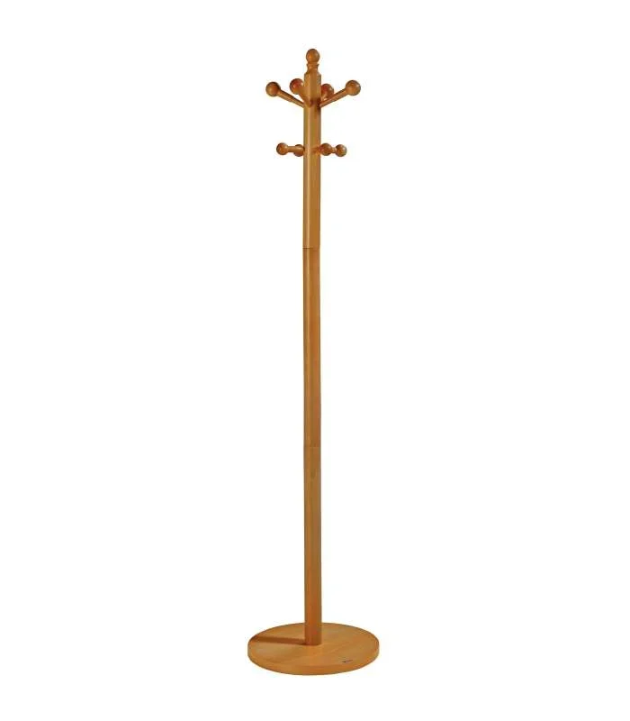 Perchero mod. 410 acabado lacado cerezo, 170 cm(alto)35 cm(ancho)35 cm(largo)