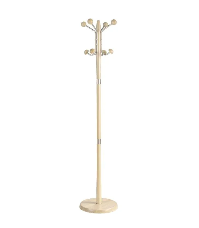 Perchero mod. 420 herrajes en cromo satinado lacado cambrian, 180 cm(alto)37 cm(ancho)37 cm(largo)
