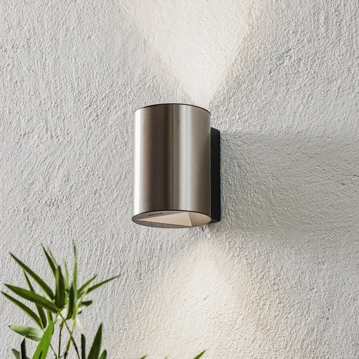 Philips Buxus – Aplique LED para exterior de acero inoxidable