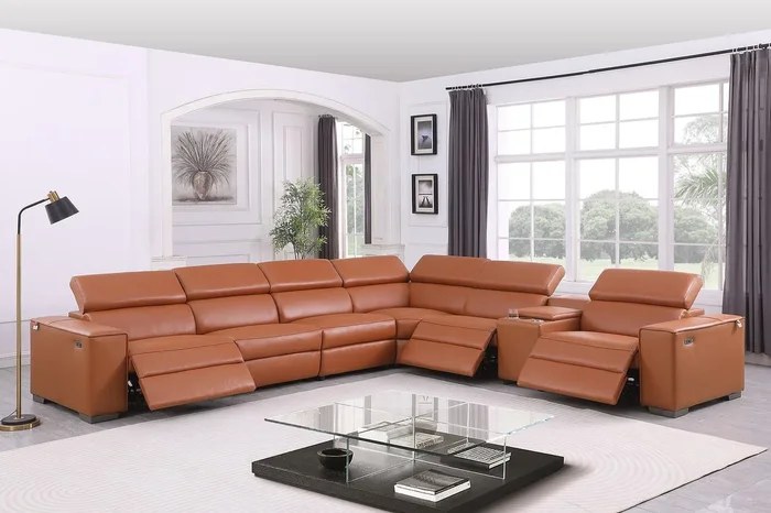 Picasso Carmel 7-Piece 3-Power Reclining Sectional