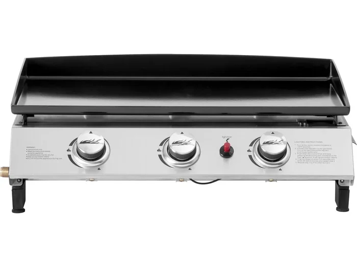 Plancha de gas 3 fuegos «Jolly» – 7,5 Kw – Gris