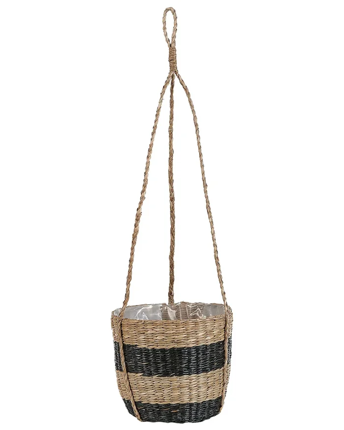 Plant Pot RUFFE Seagrass 18 cm Natural