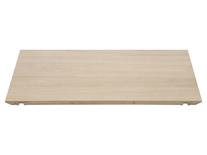 Platos auxiliares Canes 2 uds. en chapa de roble tratado al aceite blanco.