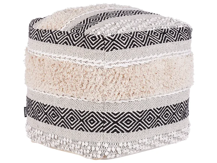 Pouffe KANAM Cotton Light Beige