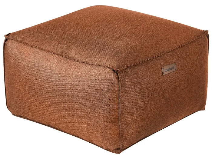 Pouffe MUKKI Fabric Golden Brown