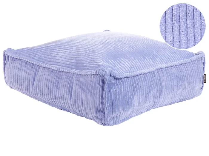 Puf ALLOZAI Terciopelo Violeta claro