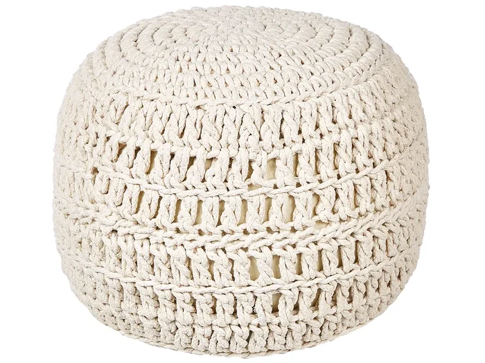Puf ARPATU Algodón Beige claro