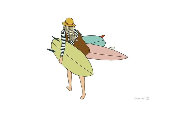 QUIVER GIRL 30×45 – Drimdeco
