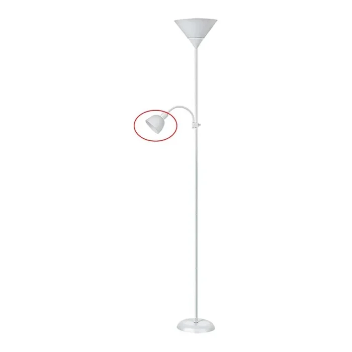 Rabalux 4061 – Pantalla de recambio para lámpara de pie ACTION E14 pequeña blanco