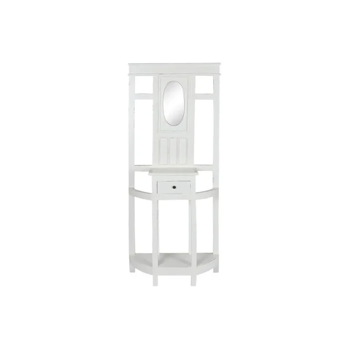 Recibidor Home ESPRIT Blanco Madera 75 x 31 x 180 cm