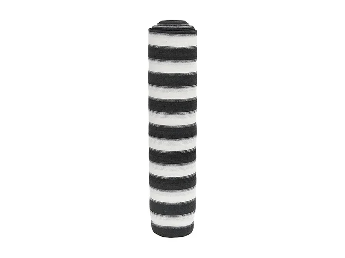 Red de privacidad HDPE gris antracita y blanco 1×10 m 195 g/m² ES573416