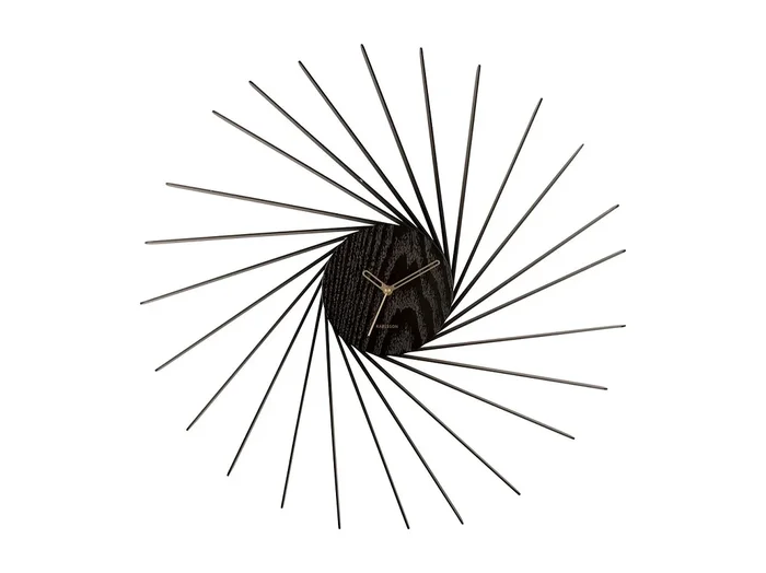 Reloj de pared Helix XL – Negro – Ø68cm