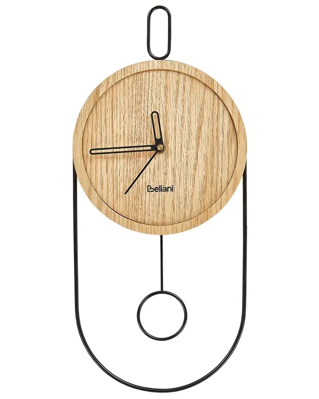 Reloj de pared SIERRE 20 cm Marrón claro