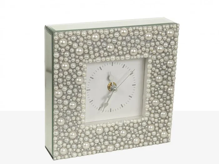 Reloj Espejo Plateado