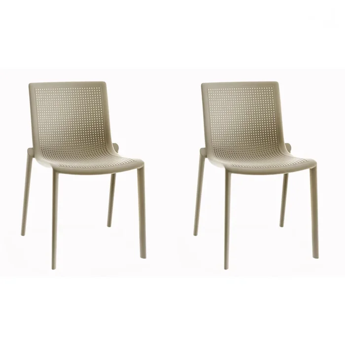 Resol beekat set 2 silla interior, exterior arena