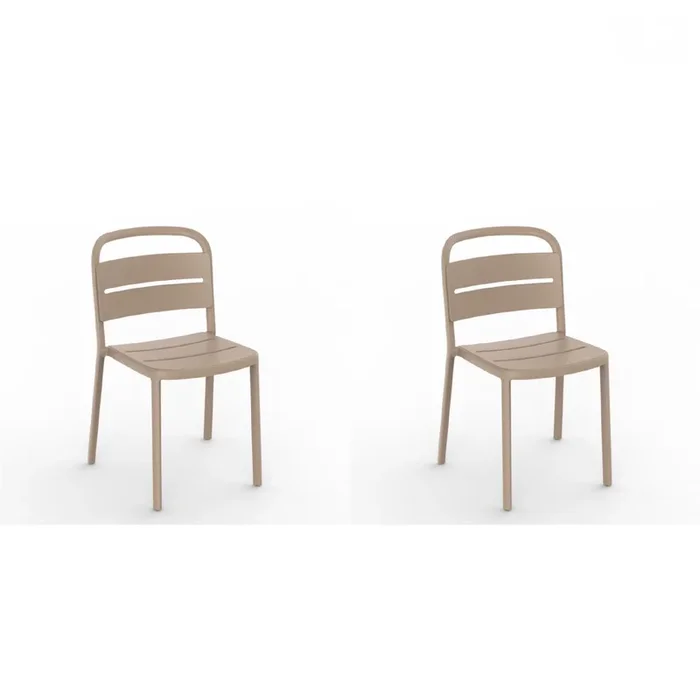 Resol como set 2 silla interior, exterior arena