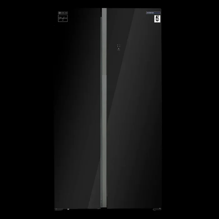 SBS-719BGA Side By Side Puerta De Cristal Negro 177 X 91,2 X 70,4 Cm, No Frost, Inverter, Leco System, Clasificación Energética A++ (f), Control Digital Bi-zona, Display Led, Capacidad Total Neta 570 (l), Luz Led, Freon-free Refrigerator- Infiniton