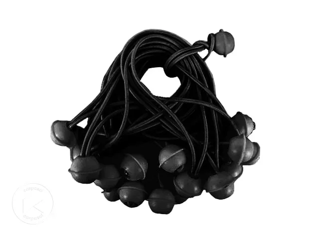 Set de 100 tensores elásticos para carpas tipo B – largos