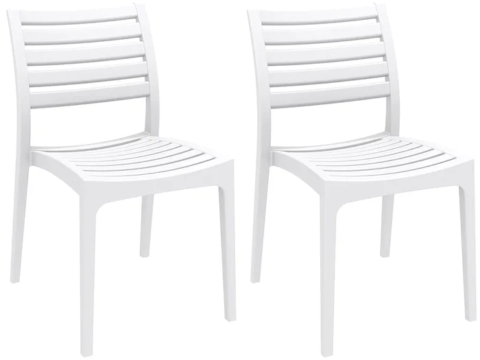 Set de 2 Sillas de jardín Ares