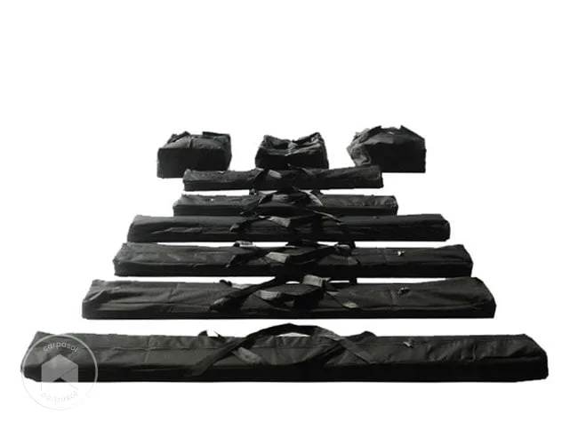 Set de bolsas de transporte con tela Oxford para Carpas para fiestas Pro Plus / Carpas almacén PVC Premium – ancho 6m, alto 2m