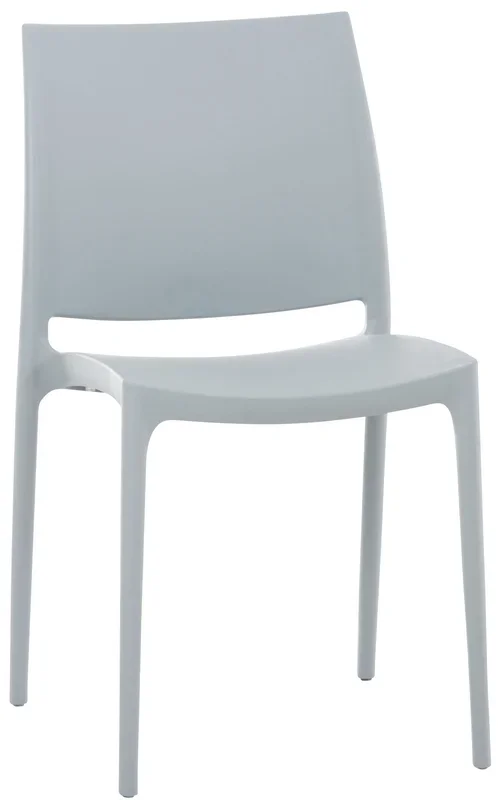 Silla Apilable Maya Gris claro