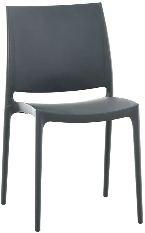 Silla Apilable Maya Gris oscuro