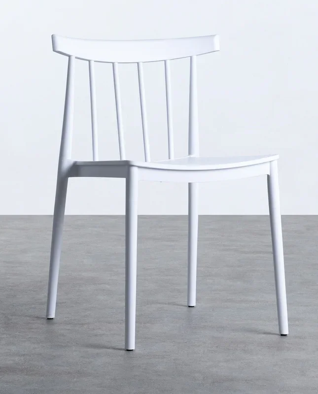 Silla de Comedor de Polipropileno Sunty Blanco – The Masie