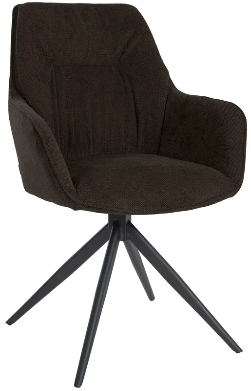 Silla de comedor Jules Marrón