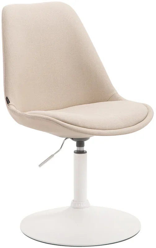 Silla De Comedor Maverick En Tela Crema Blanco