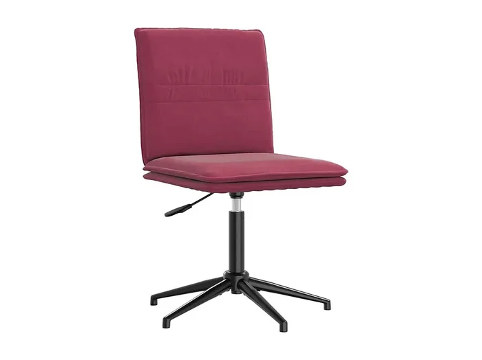 Silla de comedor terciopelo rojo tinto