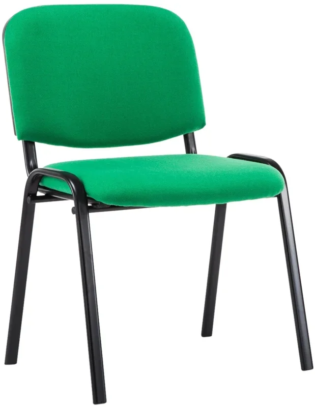 Silla De Conferencia Ken V2 En Tela Verde