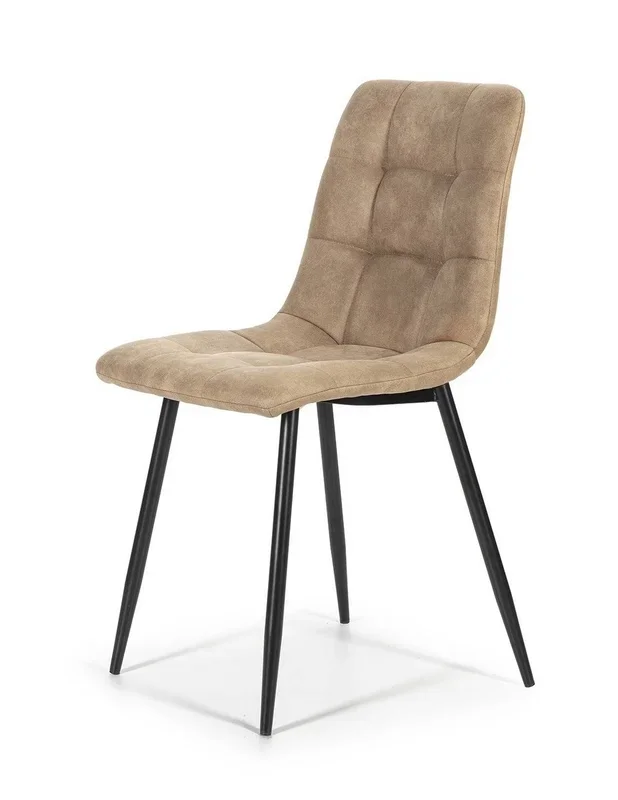 SILLA DE DISEÑO FRIDA, microfibra, metal negro