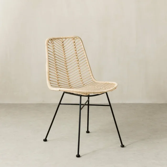 Silla de jardín ratán natural Cali Natural – Kenay Home