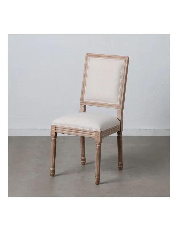 Silla de madera EPOQUE en color beige.
