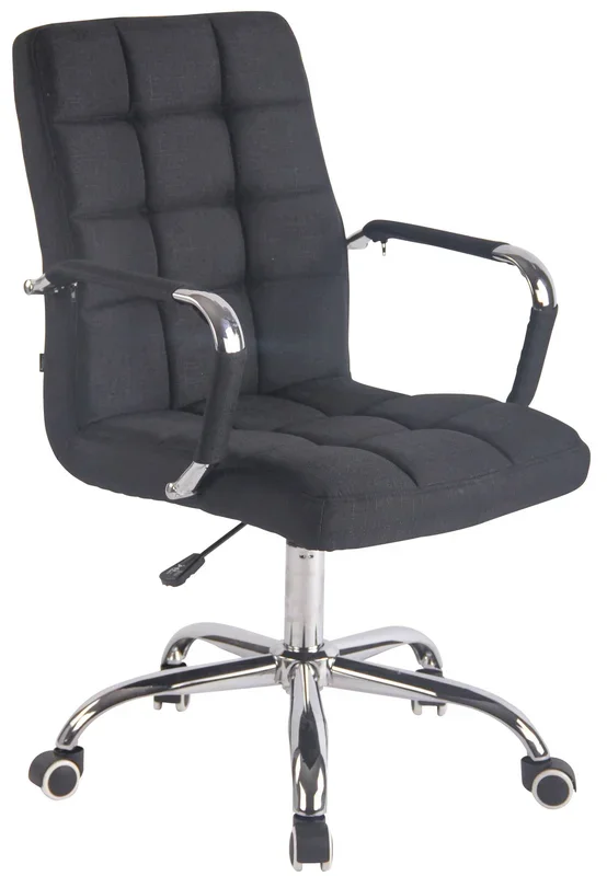 Silla de Oficina Deli en Tela Negro