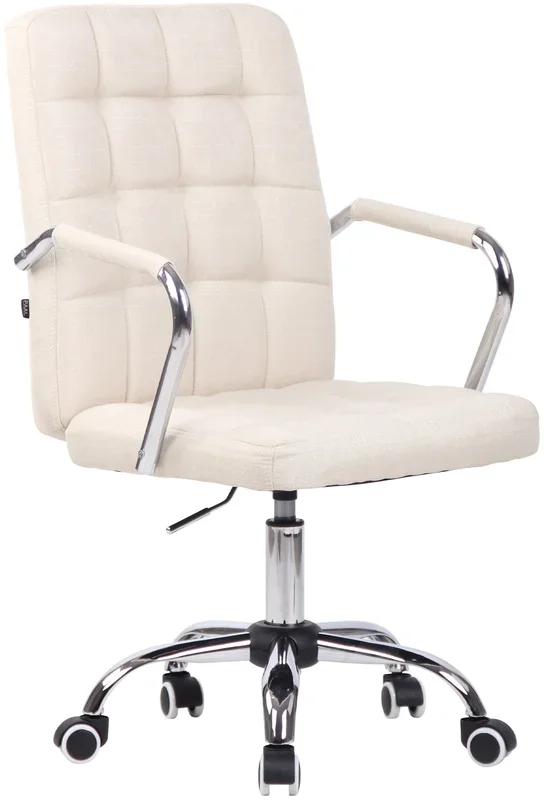 Silla De Oficina Terni Crema Tela