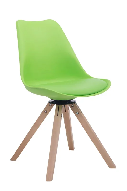 Silla para visitas Troyes Square Verde Natural
