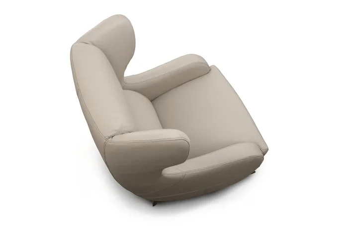 Sillón de diseño Modelo CHARLOTTE en piel
