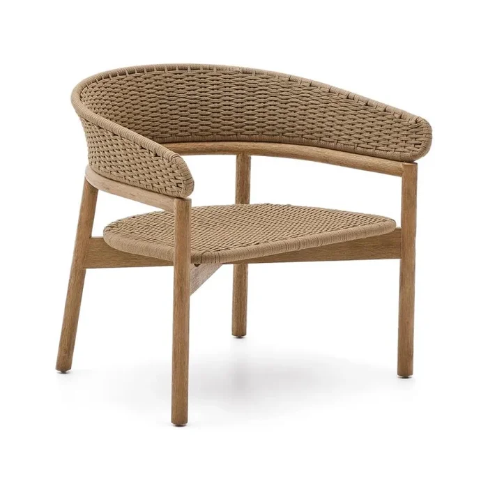Sillón de Exterior Madera y Cuerda ‘Arinella’