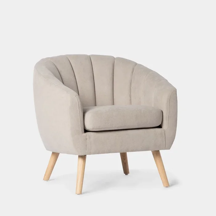 Sillón de lectura beige Miler – Klast